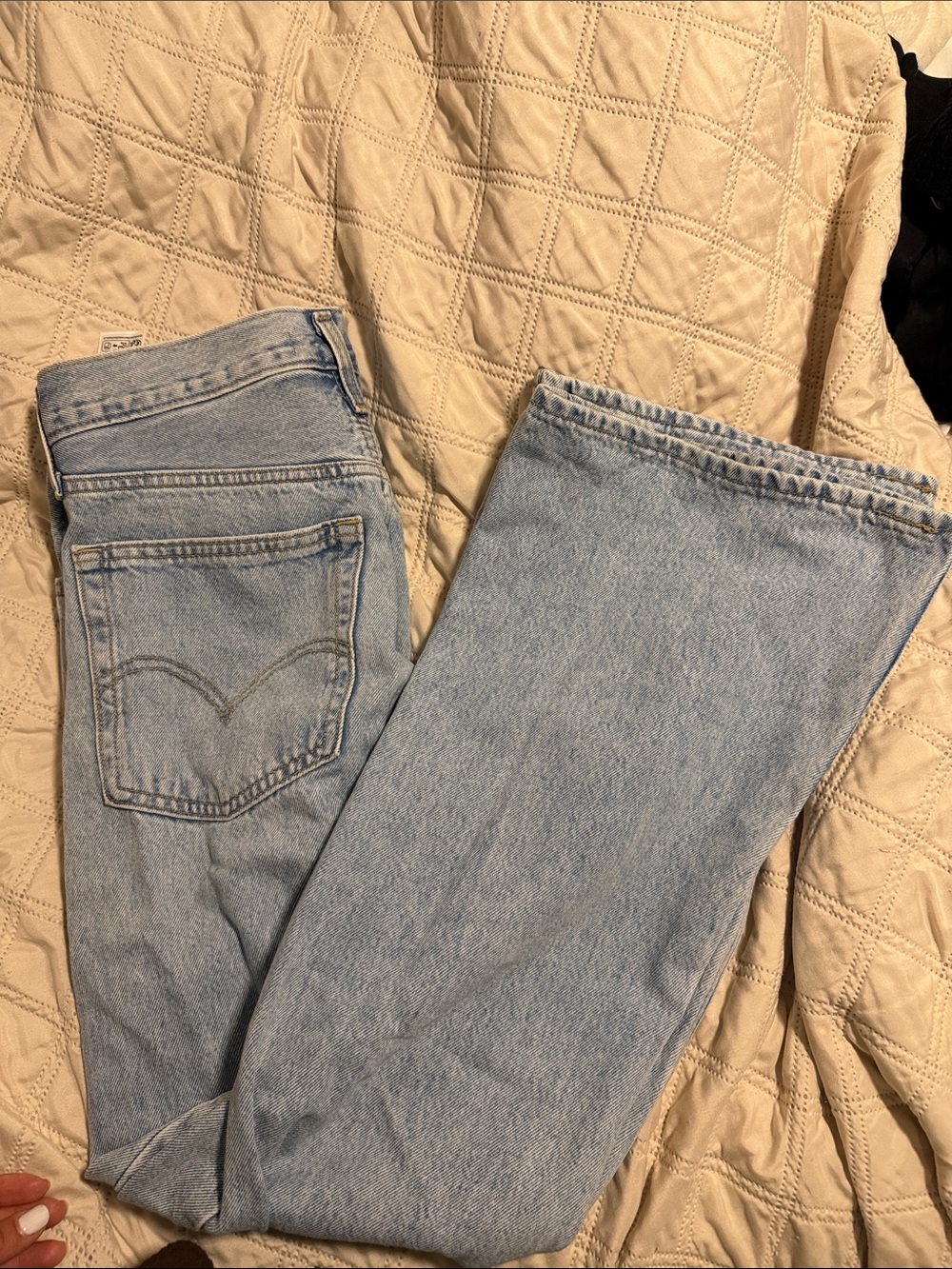 Levi's Light Blue Flare Jeans - Wide Leg